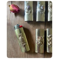 Image 4 of Rustic Solid Brass Lighter Sleeves