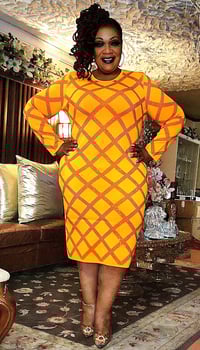 Image 1 of Crystal and knitt dress 1