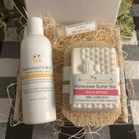 Image 1 of The "Just For You" Wild Roses Honeybee Butter Bar Self Care Box