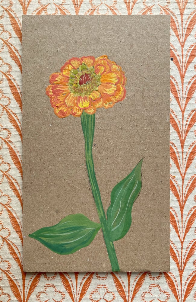 Image of Zinnia Painting (B)