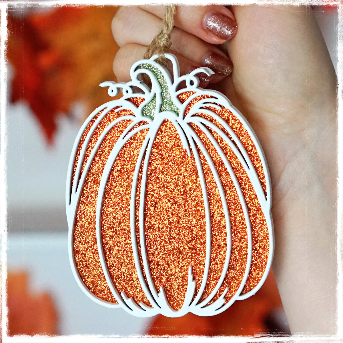 Image of Tall Pumpkin - Hanging 