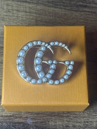 Image 1 of Inspired Pearl Brooch 
