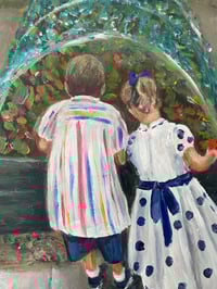Image 3 of Granny’s strawberries  original painting