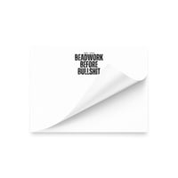 Image 13 of Beadwork before Bullshit Note pads