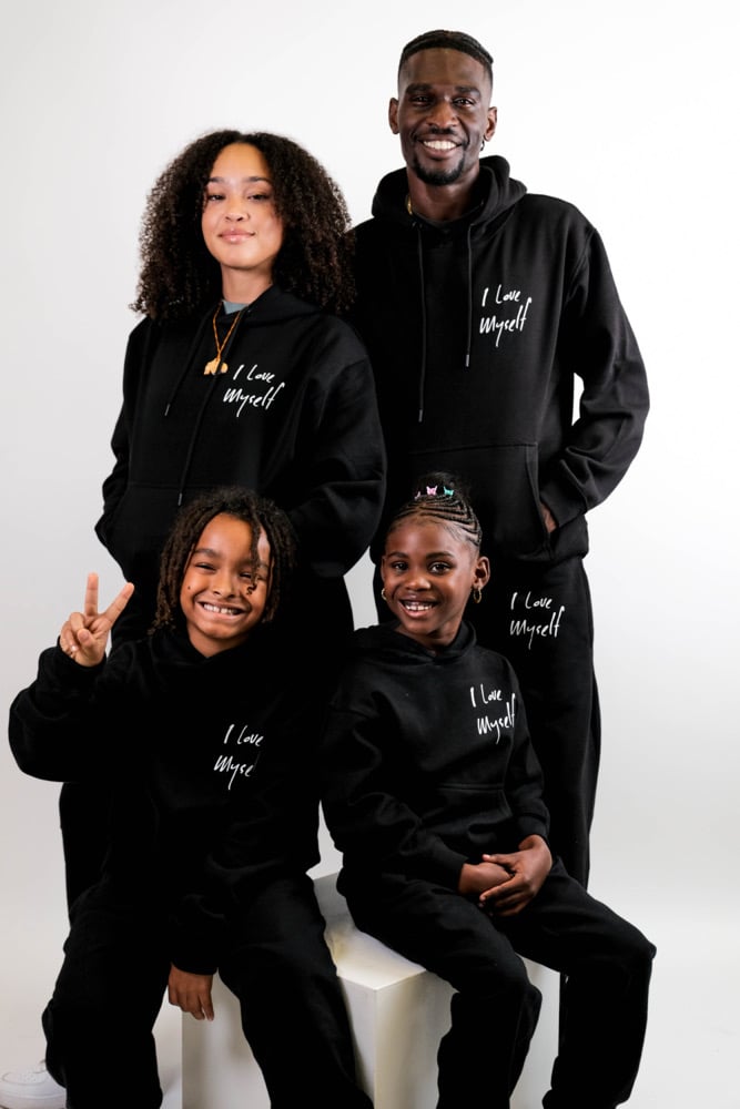 Image of Black Youth ILoveMyself Sweatsuit