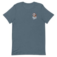 Image 2 of Flaming Eye Tee - Heather Slate