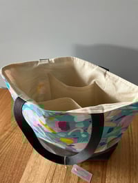 Image 3 of Fabric Tote Bag - Splashes of Colour