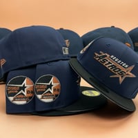 Image 3 of New Era 59Fifty Midnight Navy / Black/ Astros 