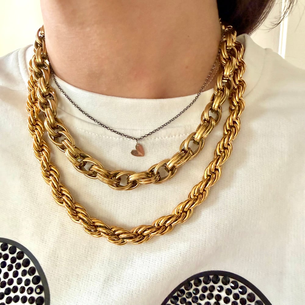 Image of COLLANA CATENA ACCIAIO