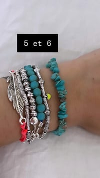 Image 3 of bracelets Turquoises . ensemble ou à l unité 