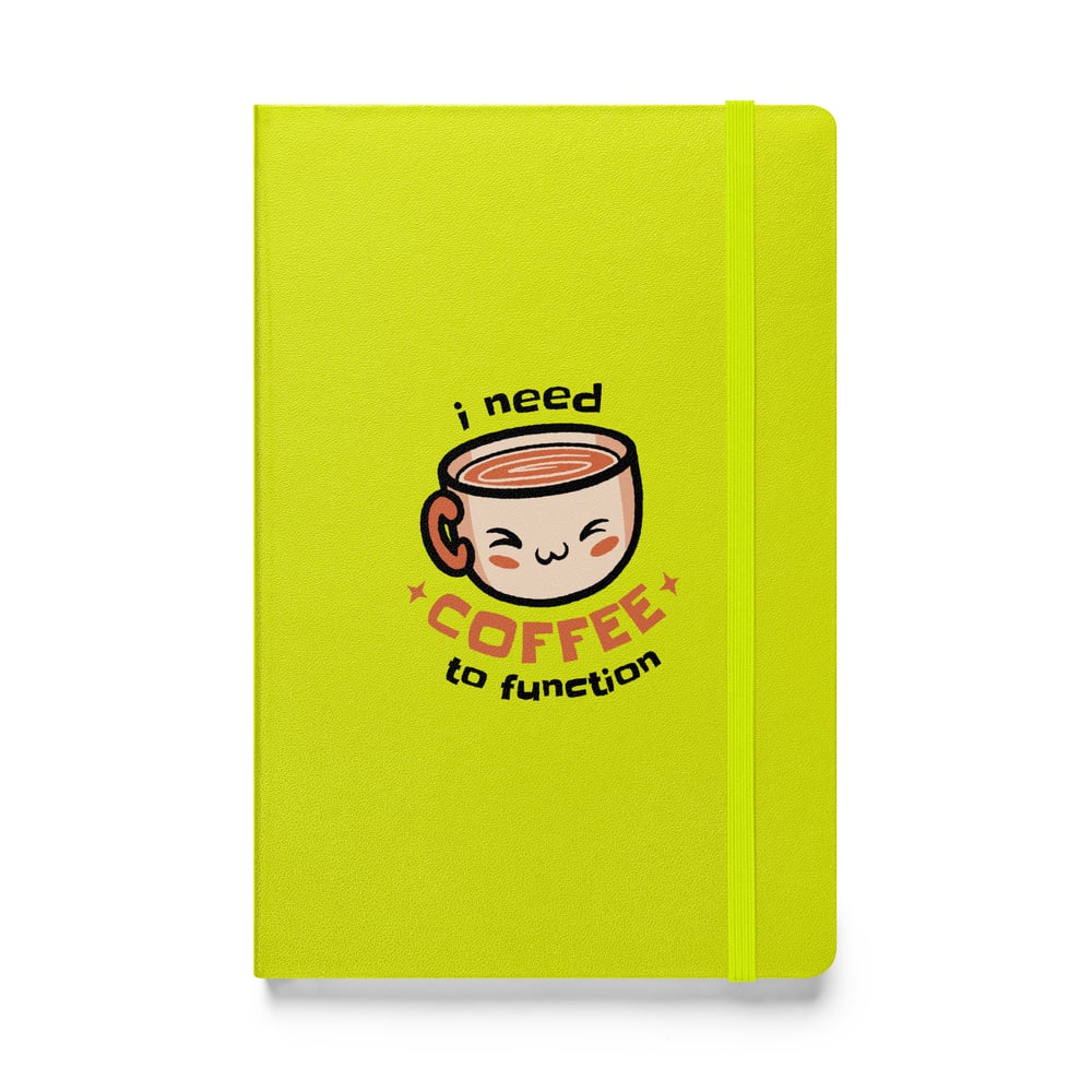 Image of Hardcover Coffee bound notebook