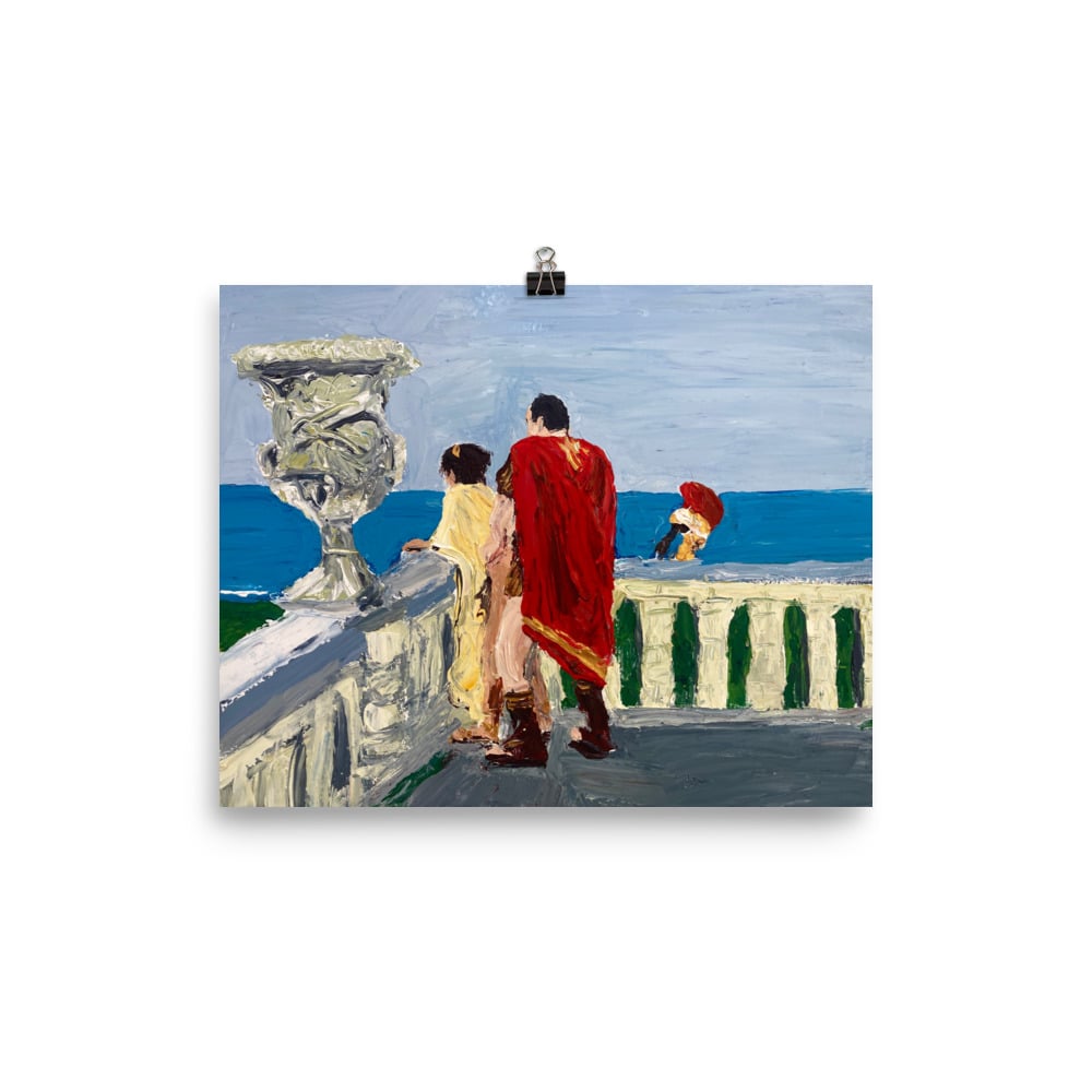 Image of Tony enjoying the view prints