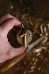 Image 5 of Burnt Mushroom Pendant-