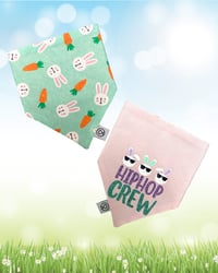 Image 1 of Hip Hop Crew / Rabbits and Carrots Reversible Bandana 
