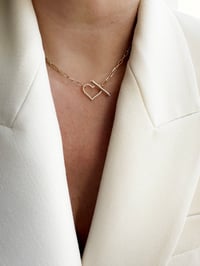 Image 2 of Collier Inconditionnel coeur zircons