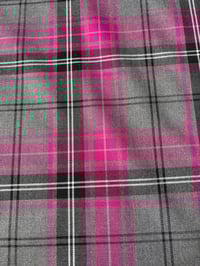 Image 1 of   Pink and Grey Tartan