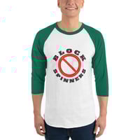 Image 1 of "No Block Spinners" 3/4 sleeve raglan shirt