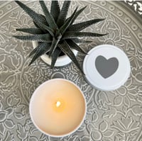 Image 2 of White Candle Tin 10cl ☆ 