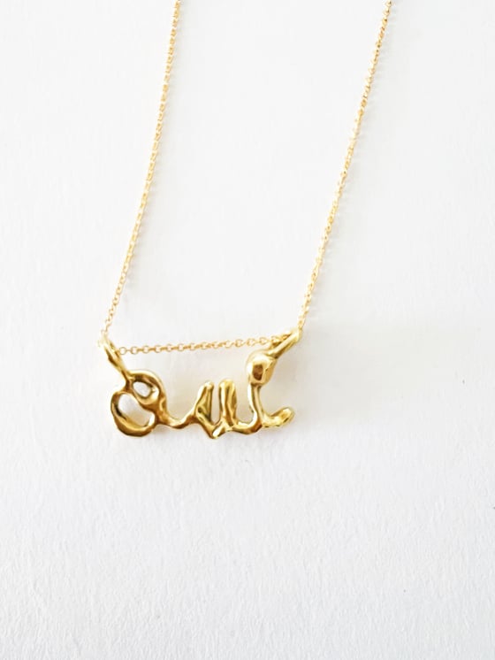 Image of “OUI” Necklace 