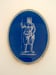 Image of Greeks and Romans Blue/White Oval 13cm