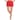 TRACK HEADZ WOMEN'S RUNNING SHORTS (RED)