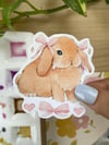 Coquette Bunny | Vinyl Sticker