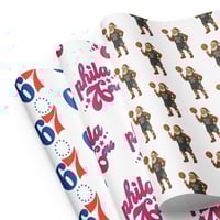 Image 1 of Philly Basketball and 6-7 Meme Wrapping Sheets