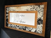 Image 2 of Welcome To Our Home Western Sign