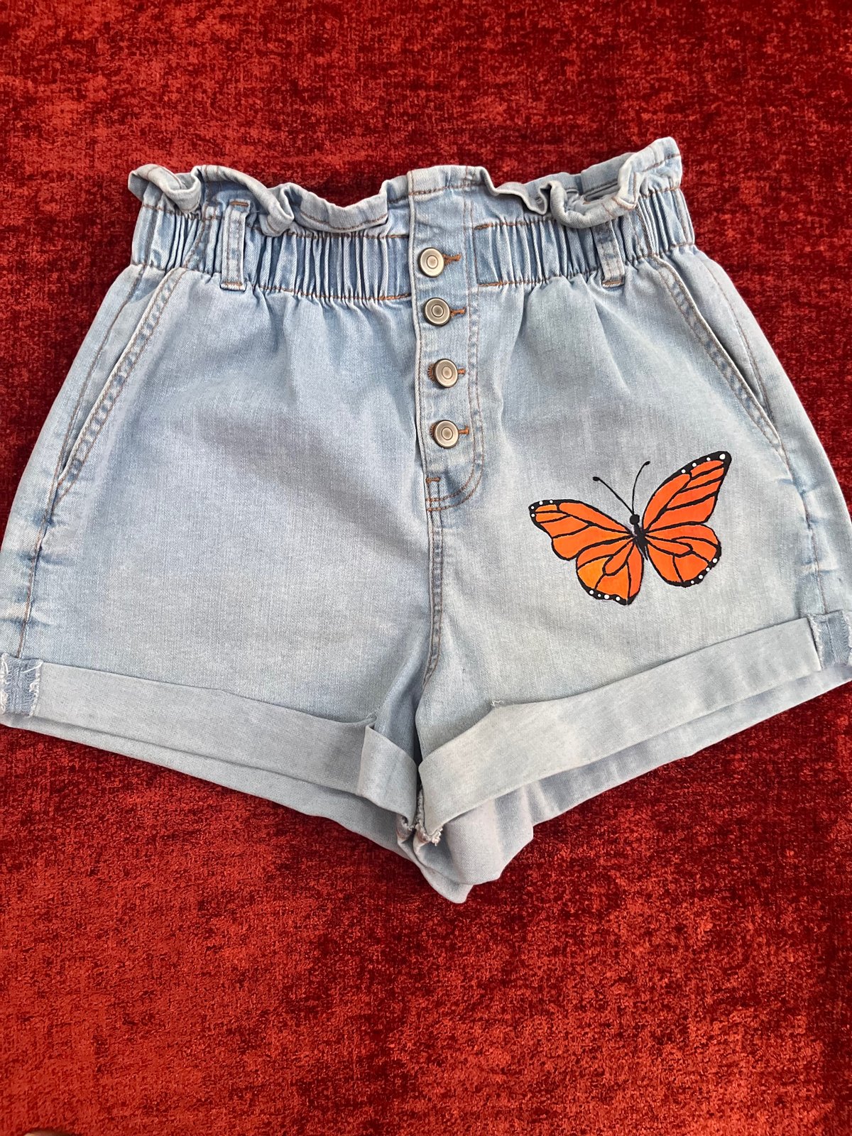 Hand sale painted refurbished shorts!