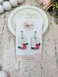 Image 1 of Rose Window Arch Earrings
