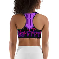 Image 2 of BOSSFITTED Multicolored Leopard Print Sports Bra