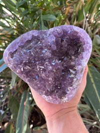 Image 20 of Amethyst With Calcite & Polished Edges #2185