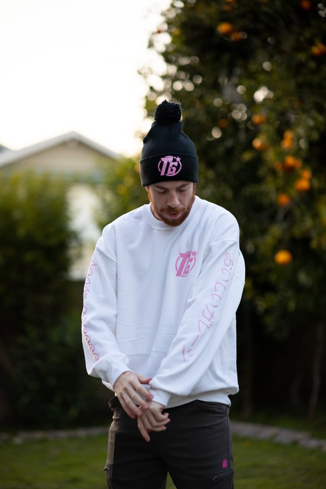 Tasty TG White Crewneck 