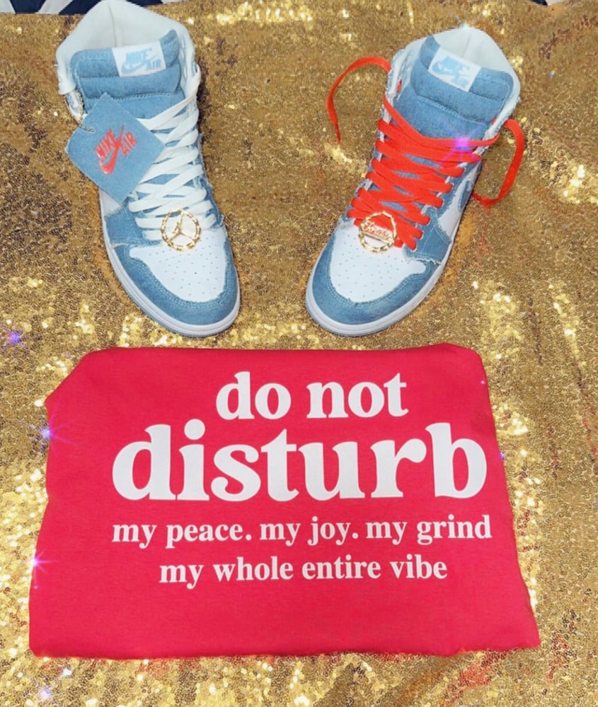 Image of Do not disturb unisex tshirts