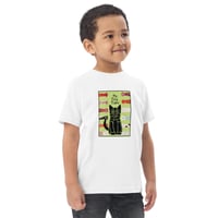 Image 5 of Toddler jersey t-shirt with Kitten