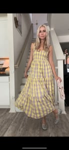 Image of Butter check dress 