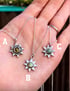 GREEN TURQUOISE & TOURMALINE STARS Image 2