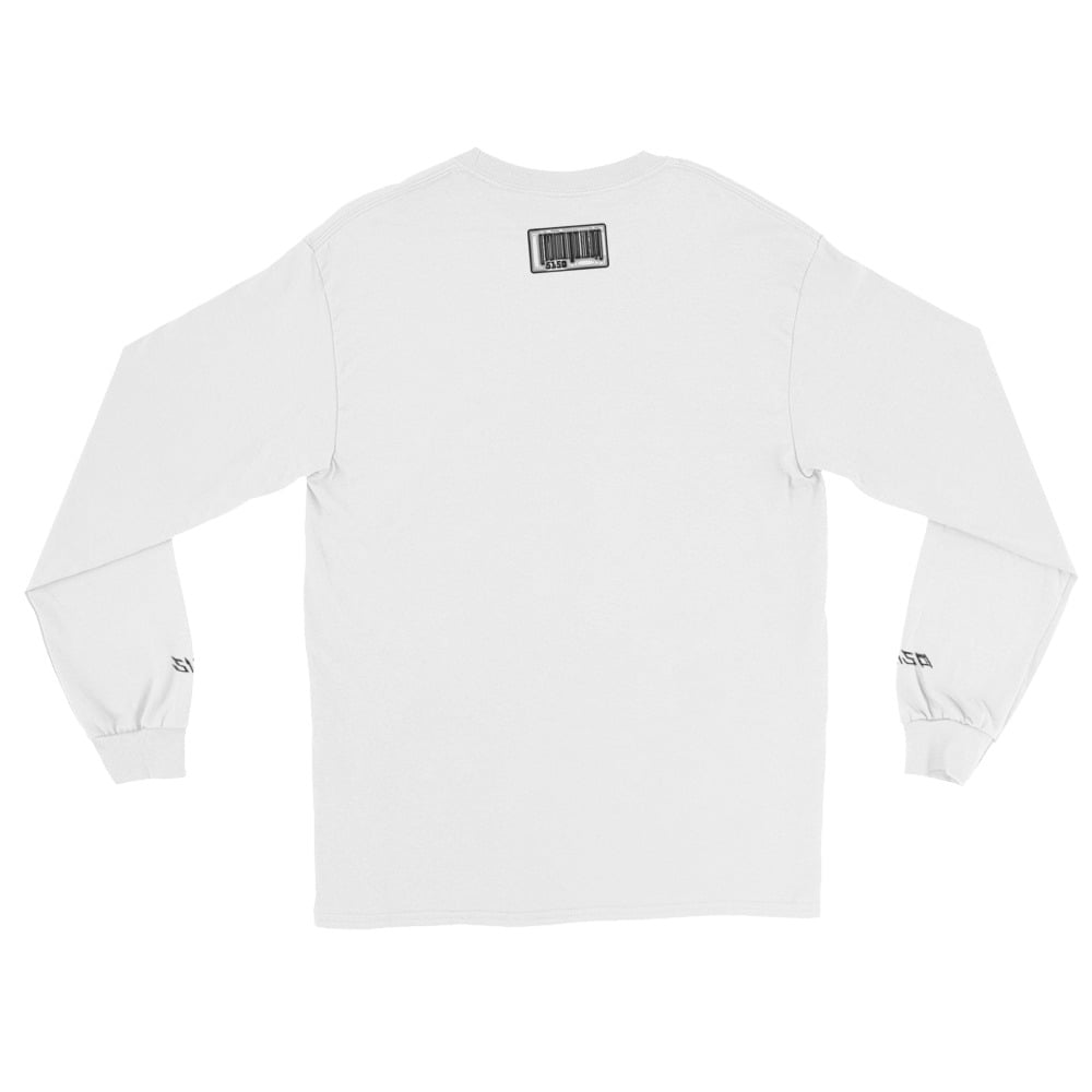 Image of Puncture Men’s Long Sleeve Shirt White