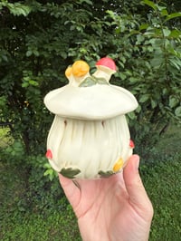 Image 2 of Mushroom Sugar Jar w/ Spoon