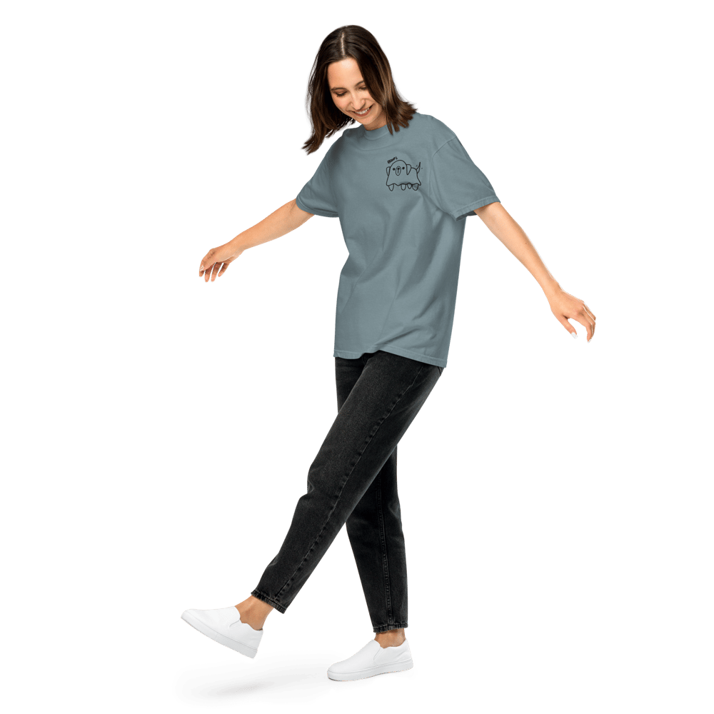 Image of Boof! Spooky Dog / Unisex garment-dyed heavyweight t-shirt