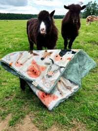 Image 4 of Farm Animals Car Seat Blanket-Infants