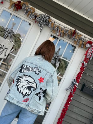 Image of Eagle Fan Jean Jacket 