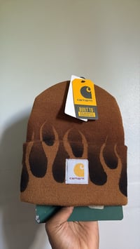 Image 3 of Custom Flame Beanie 