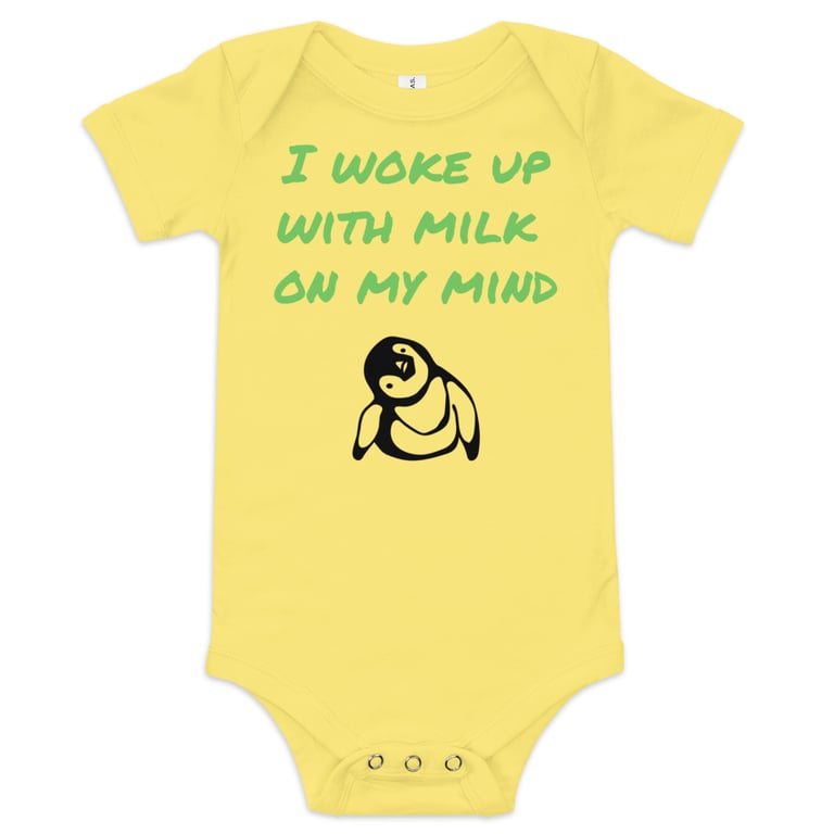 Milk On My Mind Baby Onesie