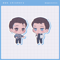 Image 1 of Connor & RK900 Stickers