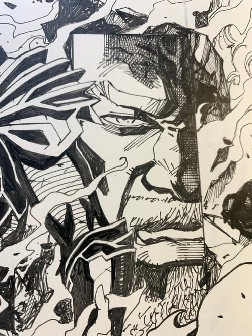 Image of POWER MAN:TIMELESS #1 page11 original art