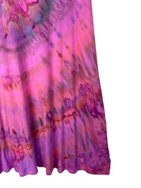 Image 5 of 3XL Jersey Knit Pocket Tank Dress in Hibiscus Spiral Ice Dye