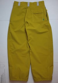 Image 2 of MUSTARD EXTRA-BAGGY TECH LIZARD PANTS