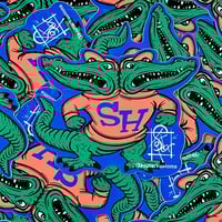 “Seminole Hieghts swamp puppy” matte 3” vinyl sticker 