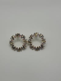 Image 3 of Round gem studs